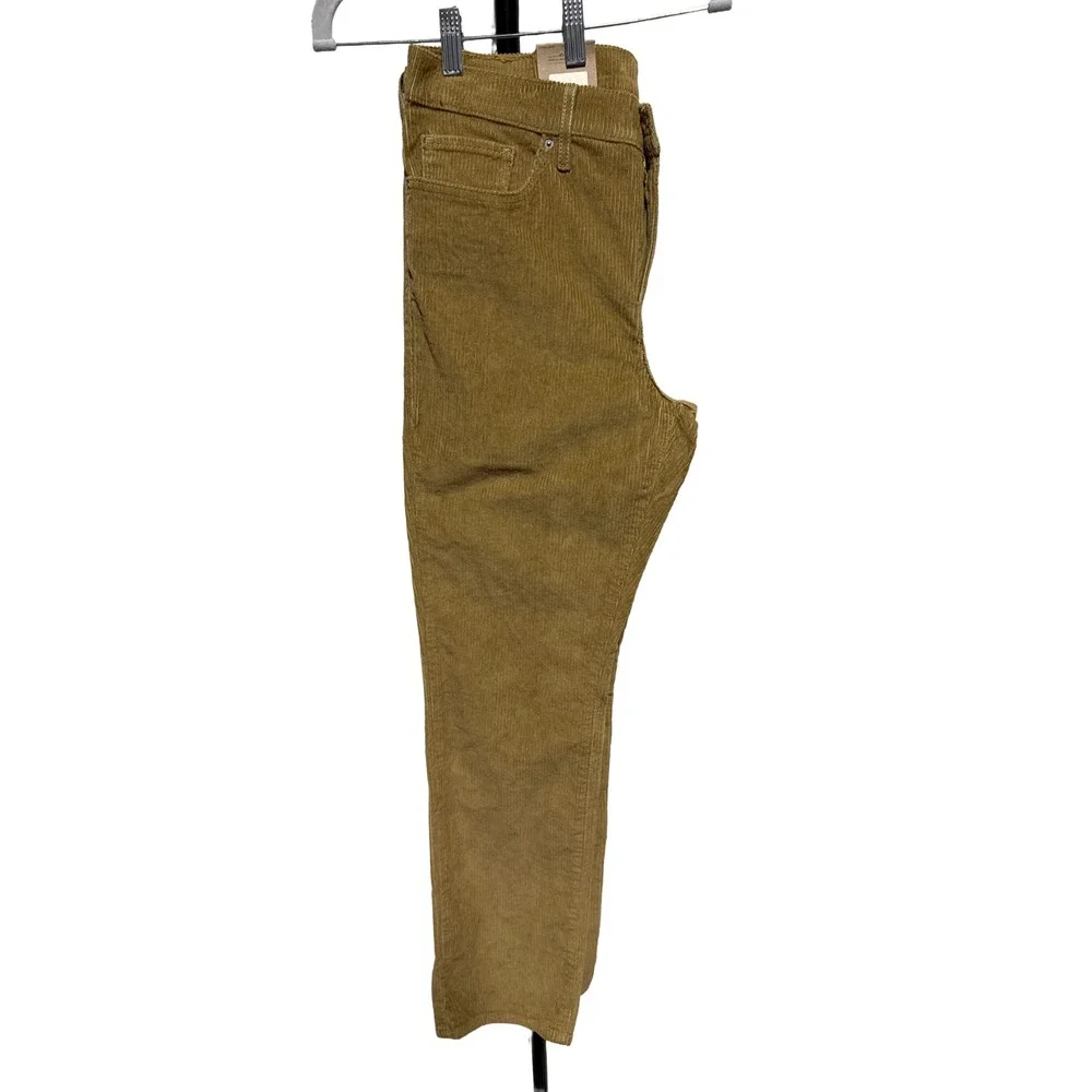 Levi's 314 Shaping Straight‎ Corduroy Pants Tan Size 32x30 NWT Mid Rise Men's